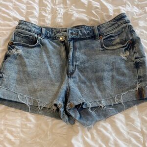 American Eagle Outfitters Light Blue Jean Shorts